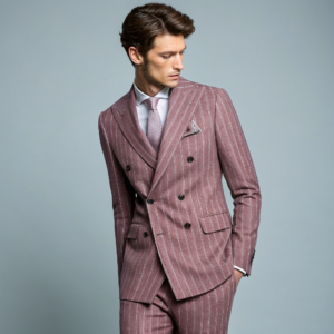 Light Grey Pinstripe Suit
